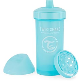 Resim Twistshake Mavi Çocuk Alıştırma Bardağı (12+ Ay) (360 ml) 