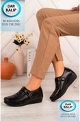 Resim Tresso shoes Kaymaz Taban Ortopedik Siyah Kışlık Bayan Bootie 