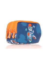 Resim Kaukko Kids 3 Bölmeli Kalem Çantası Fast Brooklyn Mavi L8171 