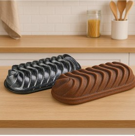 Resim Kitchen Nirvana Baton Kek Kalıbı - Antrasit - 28 Cm Renkli 