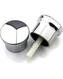 Resim AyrStore 2 Takım Duşakabin Kulpu 2 Kapaklık Duşakabin Kulp Krom 2 Iç 2 Dış Çift Kapak Topuz Kulp 