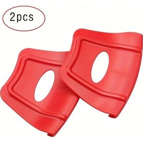 Resim Dashanshop Kırmızı 2 Adet Jant Koruyucu Bisiklet Motosiklet Atv Lastik Takma Aleti 