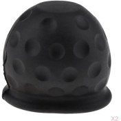 Resim Cuticate 2 x Çekme Topu Bar Kapak Kapak Çekme Araba Karavan Römork Için (Yurt Dışından) 