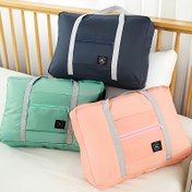 Resim Şık Minimalist Bagaj Çantası - Seyahat Taşınabilir Düzenleyici, Büyük Kapasiteli Uçak Çantası, Katlanabilir ve Saklamak Kolay, Hareket İçin Uygun, Unisex 