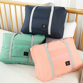 Resim Şık Minimalist Bagaj Çantası - Seyahat Taşınabilir Düzenleyici, Büyük Kapasiteli Uçak Çantası, Katlanabilir ve Saklamak Kolay, Hareket İçin Uygun, Unisex 