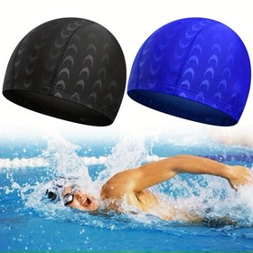 Resim Unisex Yüzme Bonesi - Köpekbalığı Şeklinde Yüzme Şapkası, Hızlı Kuruyan Yüzme Bonesi, Yüzme, Aqua Fitness, Rekabetçi Antrenman için - Erkekler ve Kadınlar için Güvenli Uyum - Havuz, Plaj, Açık Su için Kolay Temizlenebilir Yüzme Ekipmanı - Yüzme Bonesi, Yüzme Aksesuarları, Havuz Kenarı Aksesuarı 