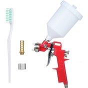 Resim Symbee 1.4mm Profesyonel Hava Tabancası Seti - Mobilya, Gemi Ve Dekorasyon Boyama İçin 600ml Hazneli 