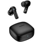 Resim Siyah Baseus Bowie E19 Kablosuz Kulaklık Bluetooth 5.3 Büyük Bas 12mm Sürücüler Ipx5 Su Geçirmez Kulaklık 33 Saat Pil Ömrü Kulaklık 