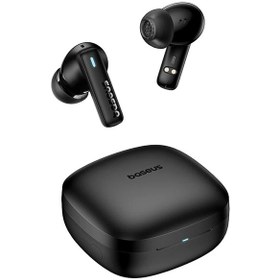 Resim Siyah Baseus Bowie E19 Kablosuz Kulaklık Bluetooth 5.3 Büyük Bas 12mm Sürücüler Ipx5 Su Geçirmez Kulaklık 33 Saat Pil Ömrü Kulaklık 