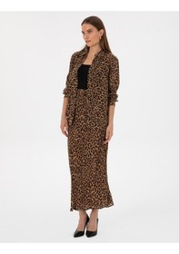 Resim Pierre Cardin Kadın Camel Etek Dokuma 50313694-vr015 CAMEL 