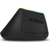 Resim Delux M618db 6 Tuşlu 1600 Dpı Rgb Dikey Kablosuz Bluetooth Çift Modlu Fare Lityum Bluetooth Sürümü Diğer 