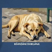 Resim Bekleyiş - Van Gogh Sokakta Kadın Tişört 