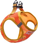 Resim Poodle Airmesh Kedi Köpek Göğüs Tasması M Turuncu 