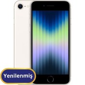 Resim Apple iPhone SE 3 Yenilenmiş TR Garanti | 128 GB Beyaz 