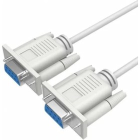 Resim Platoon 5 Metre 9 Pin Seri RS232 Com Port Dişi Dişi Kablo Rs 232 