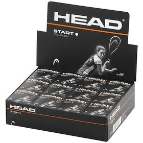 Resim Head Start White Dot 12'li Squash Ball 