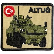 Resim Ex Patch Altuğ 8x8 Zırhlı Araç Nakış Peç Patch - 8x7 cm 