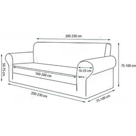 Resim Şal Desen Koltuk, Kanepe, Çekyat Örtüsü, Etekli 3lü Pudra Pudra 