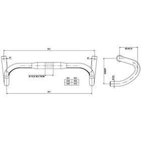 Resim Xlc Hb-R05 Yol Gidonu Mat Siyah 31.8/440Mm Siyah - Kırmızı 