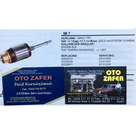 Resim Im7 Mars Kollektoru Tofas Uyumlu Doganslx Kartal Tempra Sıena Sekmansız 