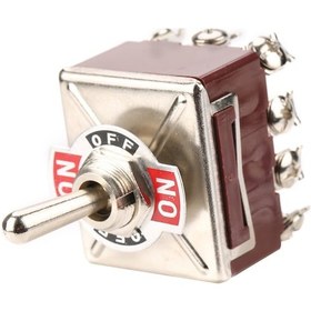 Resim Jeemson 4pdt 12 Pinli 3 Konumlu Aç/kapat/aç Tıkla Anahtar - 12mm, 15a/250vac 10a/380vac - Otomobil, Ev Aletleri, Endüstriyel Kontrol İçin 