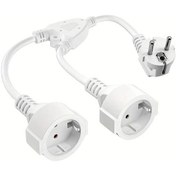 Resim Motion003 Hıtrends 13 İnç Y Şekilli Uzatma Kablosu Dönüştürme Fişi Güç Kablosu 2 3 Pr 