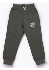 Resim Zekids Erkek Çocuk Beli Paçası Lastikli Eşofman Alt-14325 Gri 