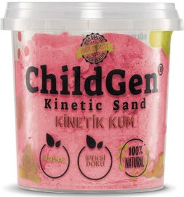 Resim Childgen Doğal Kinetik Kum 500 Gr Pembe 
