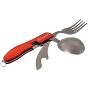 Resim Orcamp Out-1350 Katlanır Çatal Kaşık Bıçak Seti - Kırmızı-648 