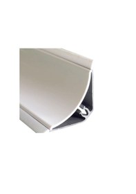 Resim Süpürgelik Pvc Profil 50X50 Iç Bükey Düz Beyaz- 1 Boy 3,66 Metre 