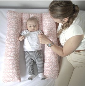 Resim Babyjem Babynest Anne Yanı Konfor Dönmeyi Engelleyen U Minder Pembe Outlet Standart 