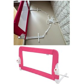 Resim Wellgro Littles 83 48 CM Yatak Bariyeri, Çocuk Yatak Korkuluğu Pembe 