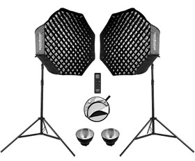 Resim Godox SL60II D 60W LED Video Işığı 2'li Kit 