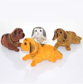 Resim Kolezia Kafa Sallayan Köpek Figürü – Araç İçi Dekoratif Aksesuar | 15 cm 