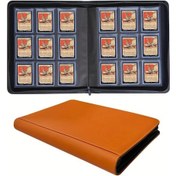 Resim Challenger Pro9 288 Cep Bağlayıcı Pu Kapak Kart Koleksiyonu Mtg Tcg Oyun Spor Kartları Turuncu 