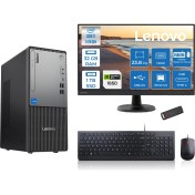 Resim Lenovo Thinkcentre Neo 50T Gen5 Intel Core I7 14700 32GB Ddr5 1tb SSD 23.8 Inç Monitör Freedos Nvidia GTX1650 4gb Masaüstü Bilgisayar 16502412UAS0GL00F13 + Zetta Flash Bellek 
