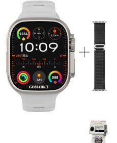 Resim GoMarkt Dt Ultra 2 Wifi Destekli Uygulama Indirilebilen 16 Gb Hafızalı Akıllı Saat 2 Kordon 