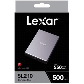 Resim Lexar SL210 500 GB Taşınabilir SSD Harddisk 