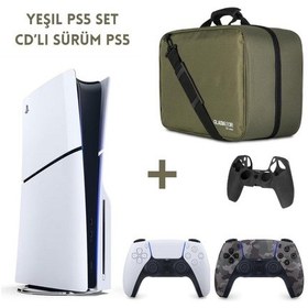 Resim Sony Playstation 5 Slim CD'li 1 TB YD + 2 Kol + Çanta 