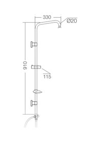 Resim Duş Sistemi 5888 Krom 