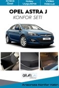 Resim GRAFICAR DESIGN Opel Asta J Konfor Seti-ıç Trim Kumaş Kadife Kaplama-ses Izolasyon Amaçlı/sedan-hb/tüm Model Yılları 