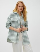 Resim Oversize Oduncu Gömleği Cepli Düğmeli 