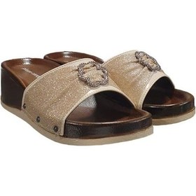 Resim Pierre Cardin Parlak Anatomik Dolgu Topuk Günlük Bayan Terlik 001 