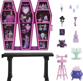Resim Monster High Draculaura'nın Gizli İksirler Odası Oyun Seti JBF15 