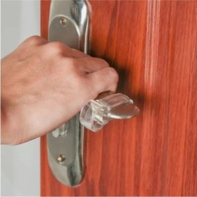 Resim Alay Ticaret 12 Adet Şeffaf Silikon Kapı Durdurucu Tutucu Pencere Kolu Stoperi Kapı Tamponu 