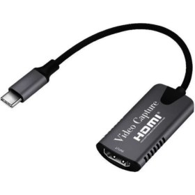 Resim UltraTekno Type C Video Capture Yakalama Kartı Uçlu HDMI To Type-C Pc Bilgisayar Video Adaptör Çevirici 