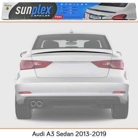 Resim Sunplex Audi A3 Sedan 2013-2019 Spoiler Bagaj Çıtası Piano Black 