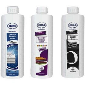Resim Ersağ Çamaşır Yıkama Sıvısı Beyazlar + Siyahlar + Renkliler İçin 