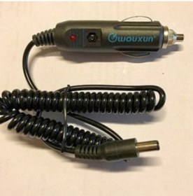 Resim Wouxun Siyah Kg-uv6d/kg-uv8d Için Oto Çakmak Şarj Cıhazı 