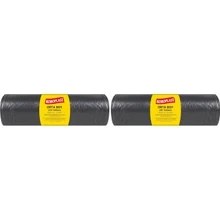 Resim Assess Store Orta Boy Çöp Torbası 20 Adet 55X60 Cm, Sızdırmaz & Yırtılmaz, Çift Katlı, Geri Dönüştürülebilir Çöp Poşeti, Fabrika, Market, Restoran, Bahçe, Otel, Ofis (2 Paketi) 